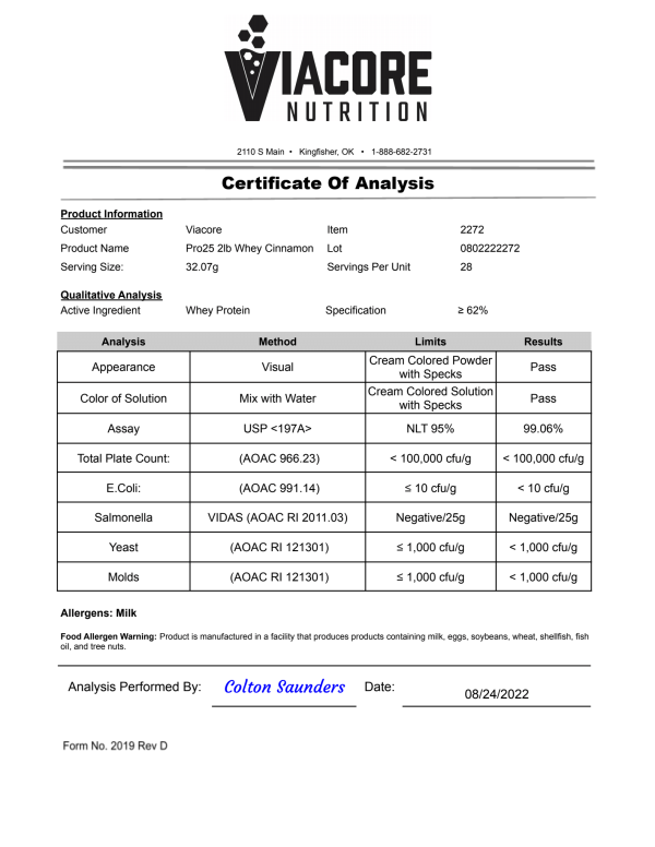 2lb Whey Cinnamon Swirl – 28 servings - Image 3