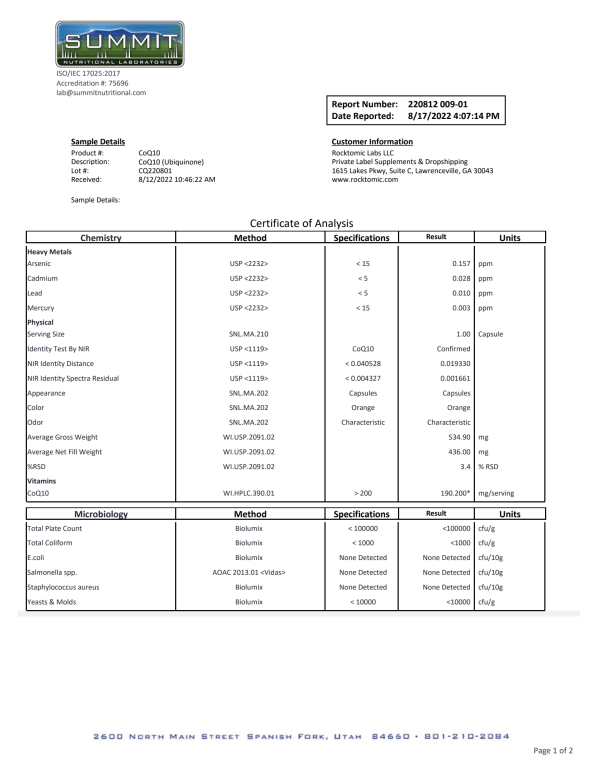 CoQ10 (Ubiquinone) - Image 3