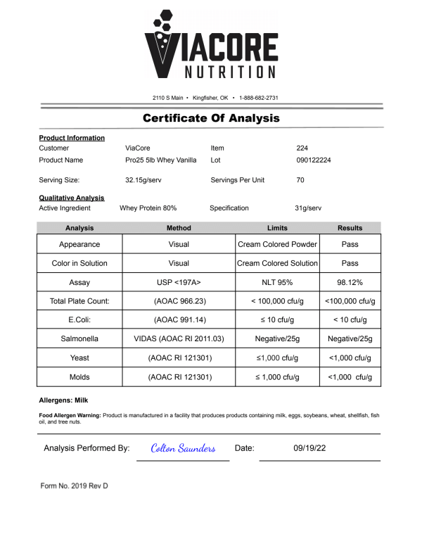5lb Whey Protein Chocolate – 70 servings - Image 3