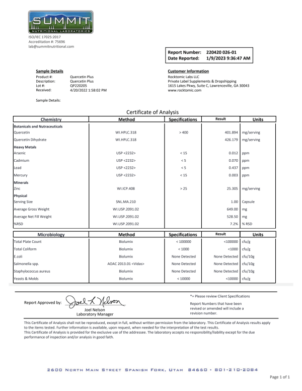 Quercetin Plus - Image 3
